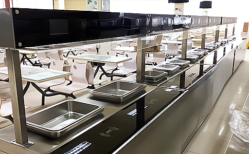 RFID智慧食堂自選餐廳賦值、選餐、結(jié)算三步走