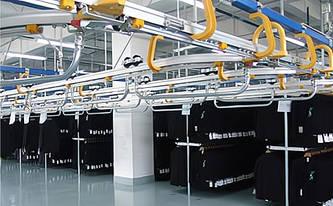 RFID技術(shù)應用服裝吊掛分揀